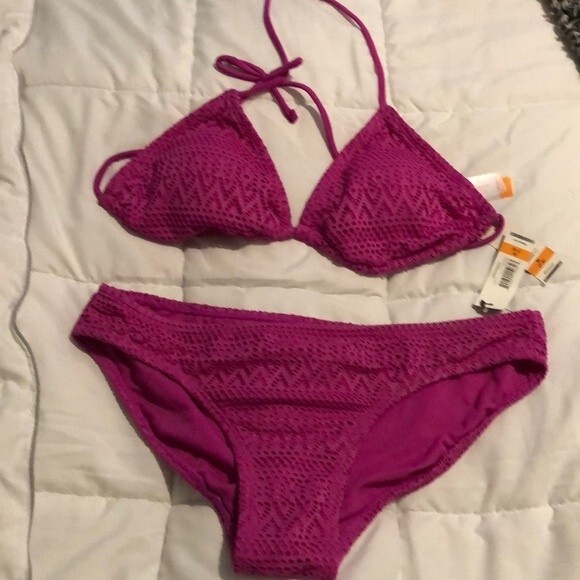 2 piece bikini size medium no boundaries tropical orchid - Picture 1 of 7